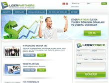 Tablet Screenshot of liderpartners.com